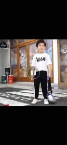 Budak Jogger Pants Seluar Track Long Pants Polyester Breathable Comfort