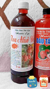 NƯỚC CỐT HOA ATISO ĐỎ (1000ml) KHÔNG CHẤT BẢO QUẢN KHÔNG HƯƠNG LIỆU (NƯỚC ÉP)