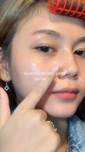 Cleora Exfoliating Gel With AHA BHA PHA - Exfoliasi Wajah With Niacinamide Mengangkat Sel Kulit Mati Peeling Face Scrub