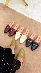 Sepatu wanita kulit papirut garut model tutong sol hak tahu