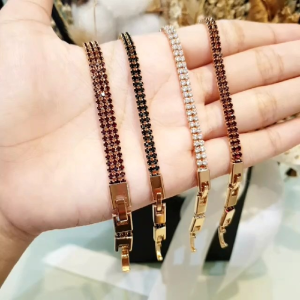 Deux - Gelang Rantai Wanita 2 Mata Baris