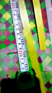 Mika Sendaren Sawangan Layangan bening lebar 15cm panjang 3 meter