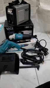 Paket Mesin Las VICI 450Watt & Gerinda & Bor MAKITA