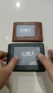 CUIKCA HF014 DOMPET UANG DAN KARTU MINIMALIS ANTI RIBET DENGAN PENJEPIT UANG KERTAS BAHAN SINTETIS RFID
