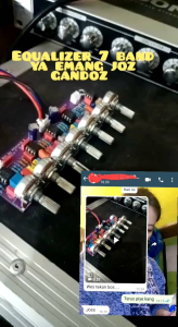 Equalizer 7 Band / EQ 7 Band / Ekualiser 7B Band / Equaliser 7 Band