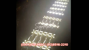 Block Chain LED Module 4 Eye Fish Lens AC 220V 4W Side Lens Glow Effect Square for Lightbox Lighting