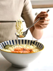 stainless steel enlarge spoon big head spoon high quality korean style soup home tableware dinner scoop