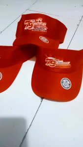 Topi golp Dewasa merah putih / Topi Olahraga senam jumba / Topi kemerdekaan 17 Agustus