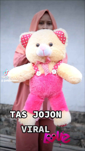 TAS JOJON KARAKTER BONEKA BEAR ERMURAH LARIS BISA COD