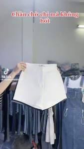 (MÃ: QT01) Quần short đùi jean nữ co dãn cạp cao tôn dáng lưng ôm body 3 SIZE s M L
