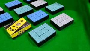 ชอล์คฝนหัวคิว รุ่นใหม่ ตราสิงโต นักกีฬาสนุกเกอร์การันตีคุณภาพดี มี 3 สีให้เลือก