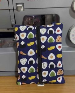 🇸🇬 Fabric Travel Size Tissue Pouch Japanese Style Cherry Blossom sanrio mahjong kitty melody kuromi tokidoki Fortune Cat