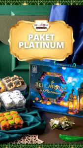 Bellarosa Paket Platinum 2025 Hampers Kue Kering PARCEL LEBARAN