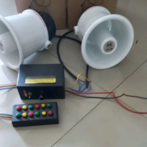Klakson Basuri Remik 12 Tombol Double Toa Putih