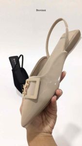 Brevinni Laurent Women Slingback Flatshoes || Sepatu Flat Tali Belakang Wanita