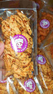 Basreng Pedas Ekstra Daun Jeruk Bumbu Racikan Sendiri