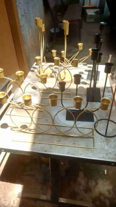 stand Lilin Hias mewah dan unik style modern perlengkapan pesta