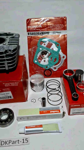 Blok Seher Cylinder Komplit KWB isi piston kit Honda Revo AbsholutBlade 110 Karbu Original Lokal