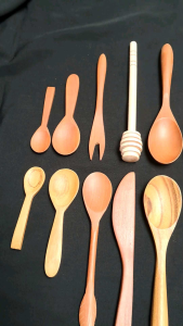 Aneka Sendok Kayu Sendok Garam kayu - Sendok Mini 8cm - Sendok Mini 9cm - Sendok Sambal Kayu