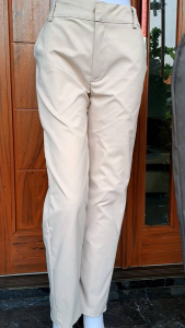 Celana baggy pants wanita Celana kerja pinggang karet