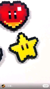 🔥Ready Stock🔥DIY Perler Beads Fuse Beads Kit Toy 2.6mm 500pcs 3D Craft Accessories for Perler Beads 拼豆豆