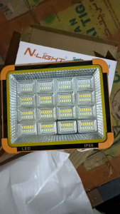 lampu led emergency solar bisa menggunakan power sel surya bisa di cas 300watt
