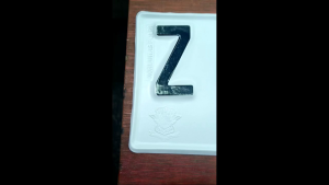 Plat Nomor Mobil Terbaru / Lama Standar Samsat Putih & Hitam