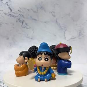 Mô hình Shin Cậu bé bút chì - Shinchan Crayon Cậu bé bút chì cosplay Phật tổ Như Lai Shinnosuke Đức Phật - Cao 11cm Phật tổ Như Lai Quan Âm Bồ Tát Nhà Sư Tế Hanh Cương Thi