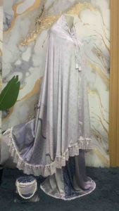 Mukena armani Silk renda brukat mewah BY TIA MUKENA