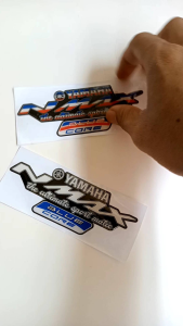 STIKER EMBLEM TIMBUL YAMAHA NMAX BLUE CORE KUALITAS TERBAIK