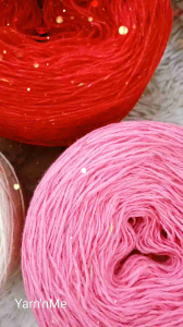 Len wool hoa wool phẩy cỡ sợi 1.0mm