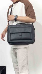 TÚi Deo Chéo Nam NỮ CÔNG SỞ MESSBAG DA PU Sefl-Design Nine (đựng vừa Laptop 13 inch và Giấy A4)