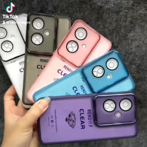 [ Ảnh thật ] Case ốp lưng Oppo Reno 11F dẻo trong màu bóng đẹp sang trọng bảo vệ camera
