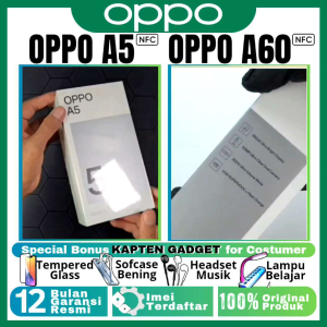 OPPO A5 | OPPO A60 8/128GB - 8/256GB Ram Upto 16GB Tahan Banting 100% BARU ORIGINAL GARANSI RESMI