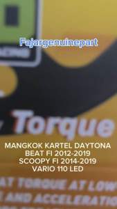 DAYTONA MANGKOK KARTEL MANGKOK GANDA OTOMATIS BEAT FI SCOOPY FI VARIO 110 LED KODE 5258