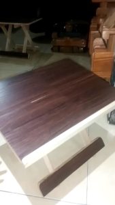 REKAL LIPAT KAYU MAHONI/REKAL AL-QURAN/MEJA BELAJAR SERBAGUNA