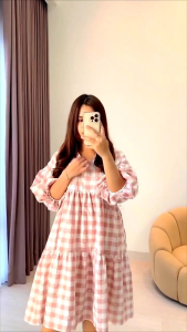 Dress Wanita Kotak-Kotak: Gaun Wanita Terbaru 2024 & Dress Linen Premium