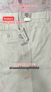 CELANA PANJANG PRIA BIGSIZE JUMBO 39-44 BAHAN KATUN CANVAS TEBAL NONSTREAT KUALITAS CARDINAL BRENDED RELPICK GARANSI 100%