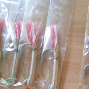 1 Piece 14 VMC ROUND HADDOCK HOOKS TINNED EYE SINGLE with 3D EYES. TARAK-TARAK BAITS FOR MACKEREL TUNA OR TULINGAN PHILIPPINE STYLE BAITS FLY FISHING AND DEEP SEA Fishing.