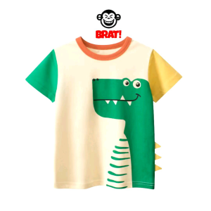 Kids T-Shirt for Boys and Girls | Animals Design | Premium Soft Cotton | 3-8 years old | BRAT! Kids Clothing Store