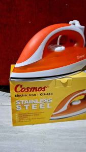 Setrika Listrik Cosmos CIS 418 Stainless Steel Anti Lengket/Gosokan Cosmos Murah Bergaransi