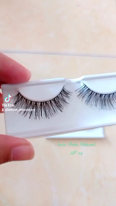 bulu Mata Natural HF - 04 Lusinan 12 Pcs 12 Pasang Gratis Tutup Mika| Bulumata natural