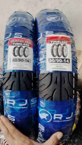 Paket Sepasang Ban Tubeless Motor Matic Ring 14 Vario Beat Mio Lexy Seoul Ukuran 80/90-14 & 90/90-14