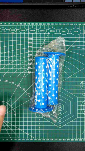 Handgrip Sepeda / Handgrip Sepeda BMX / Handfat Bintang Warna Biru / Blue Stang 12 16 18 20 inch