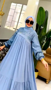 REALPICT COD DRESS SHAKILA VOL 2 FREE FASMINA BY SITI ASOPUROH BAHAN CERUTY  BABYDOLL IMPORT MIX TILE BORDIR APLIKASI PAYET SWAROSKY TERMURAH BEST SELLER TANGAN PERTAMA KONVEKSI / PRINTING / MOTIF PREMIUM GAMIS PESTA GAMISPREMIUM