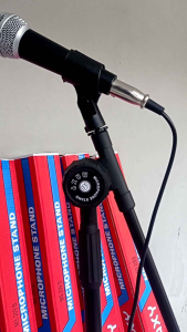 Stand Microphone Tinggi merk maxy Besi super tebal