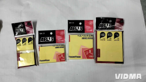 Aplus stick on note 1.5x2/2x3/3x3/3x4 inches