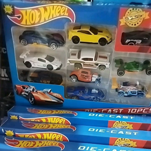 Set Die Cast Mobil Mobilan HW 10 pcs Mainan Murah
