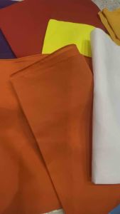 ผ้าเช็ดหน้าผืนใหญ่ สีพื้น ใช้ผูกผม พันคอ 54*54ซม. เล่นกิจกรรมต่างๆ ผ้าคอตตอน เนื้อดี