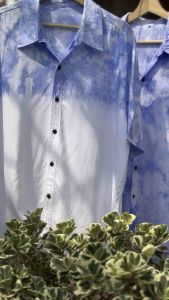 เสื้อเชิ้ตมัดย้อม ผ้าExtra